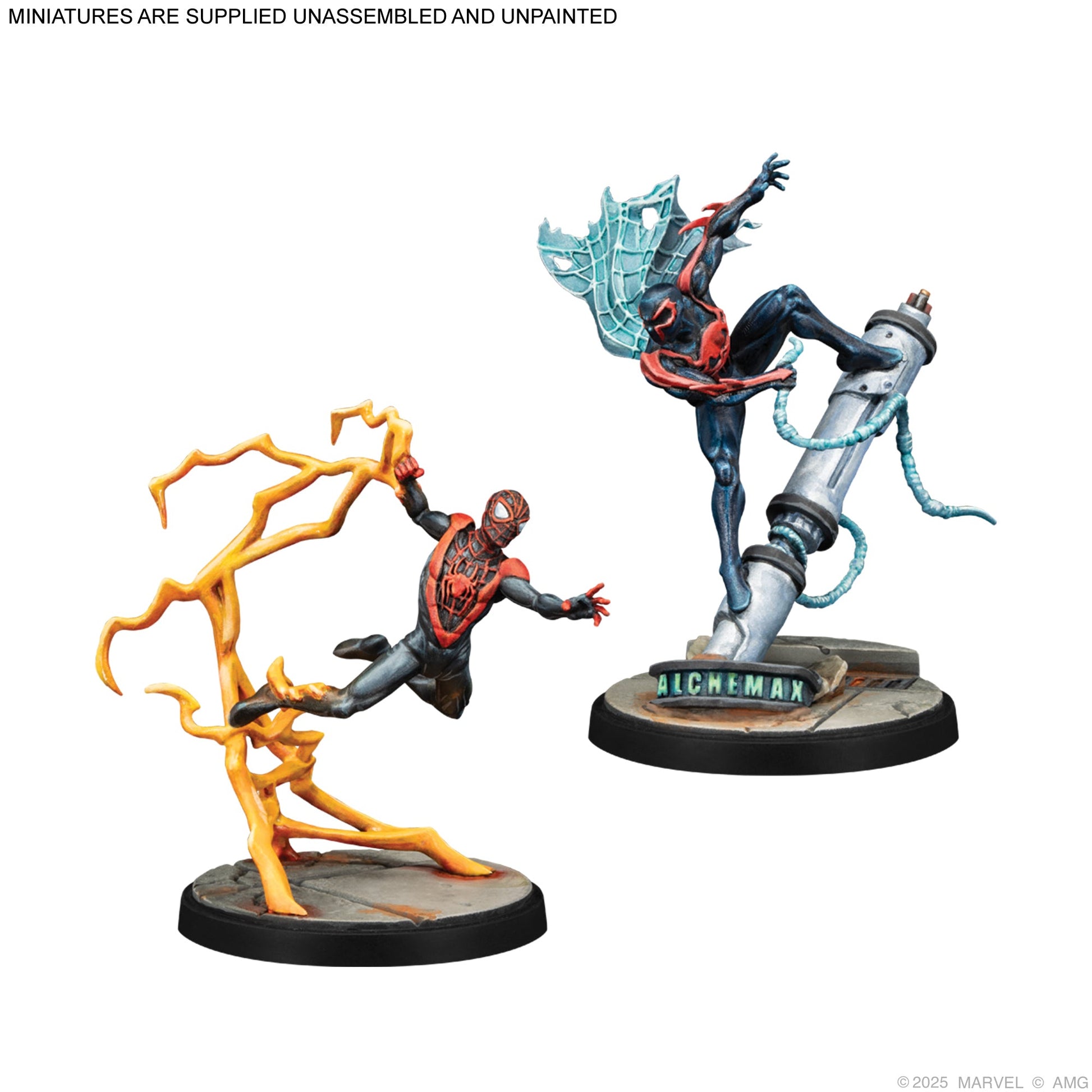 Marvel: Crisis Protocol - Prowler, Spider-Man 2099 & Ultimate Spider-Man - Bộ Mở Rộng Mô Hình Chiến Thuật - Atomic Mass Games - Góc nhìn khác 3