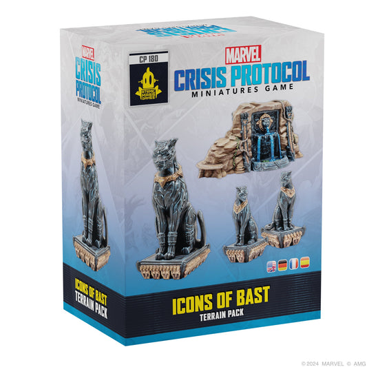 Marvel: Crisis Protocol - Icons of Bast Terrain Pack - Phụ Kiện Địa Hình Wakanda - Atomic Mass Games - Hình ảnh sản phẩm