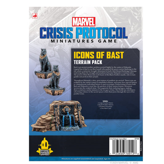 Marvel: Crisis Protocol - Icons of Bast Terrain Pack - Phụ Kiện Địa Hình Wakanda - Atomic Mass Games - Hình ảnh chi tiết 2