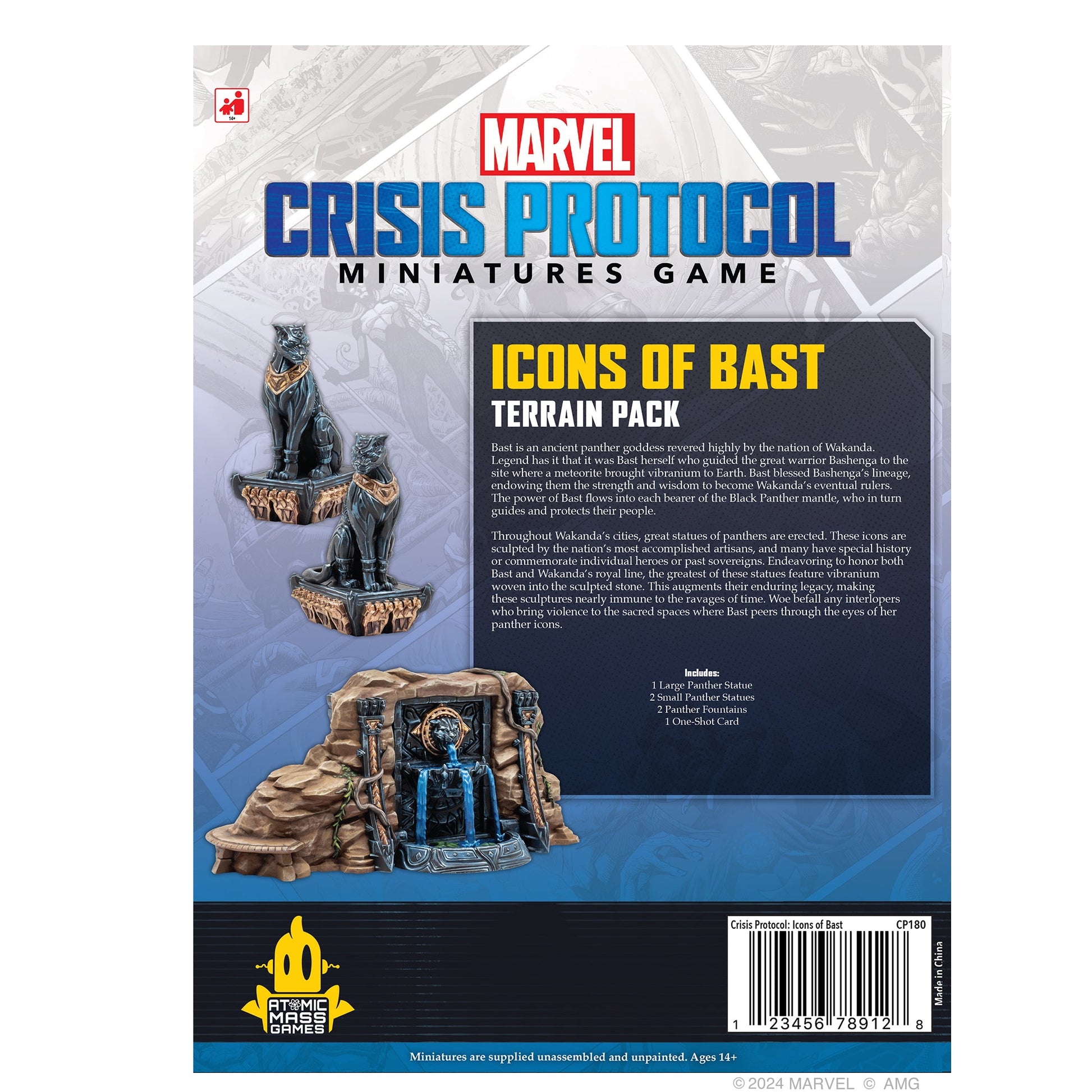 Marvel: Crisis Protocol - Icons of Bast Terrain Pack - Phụ Kiện Địa Hình Wakanda - Atomic Mass Games - Hình ảnh chi tiết 2