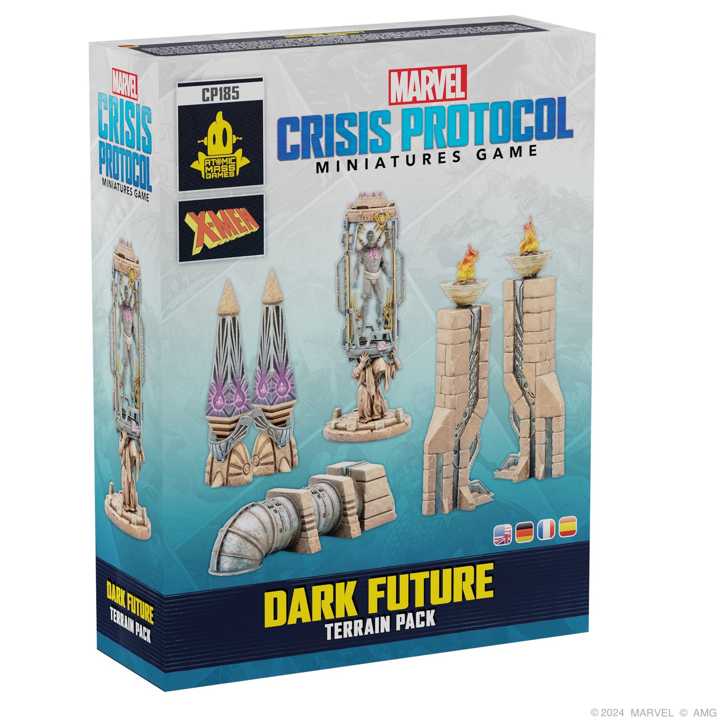 Marvel: Crisis Protocol - Dark Future Terrain Pack | Bộ Mô Hình Địa Hình Chiến Thuật | Atomic Mass Games - Hình ảnh sản phẩm