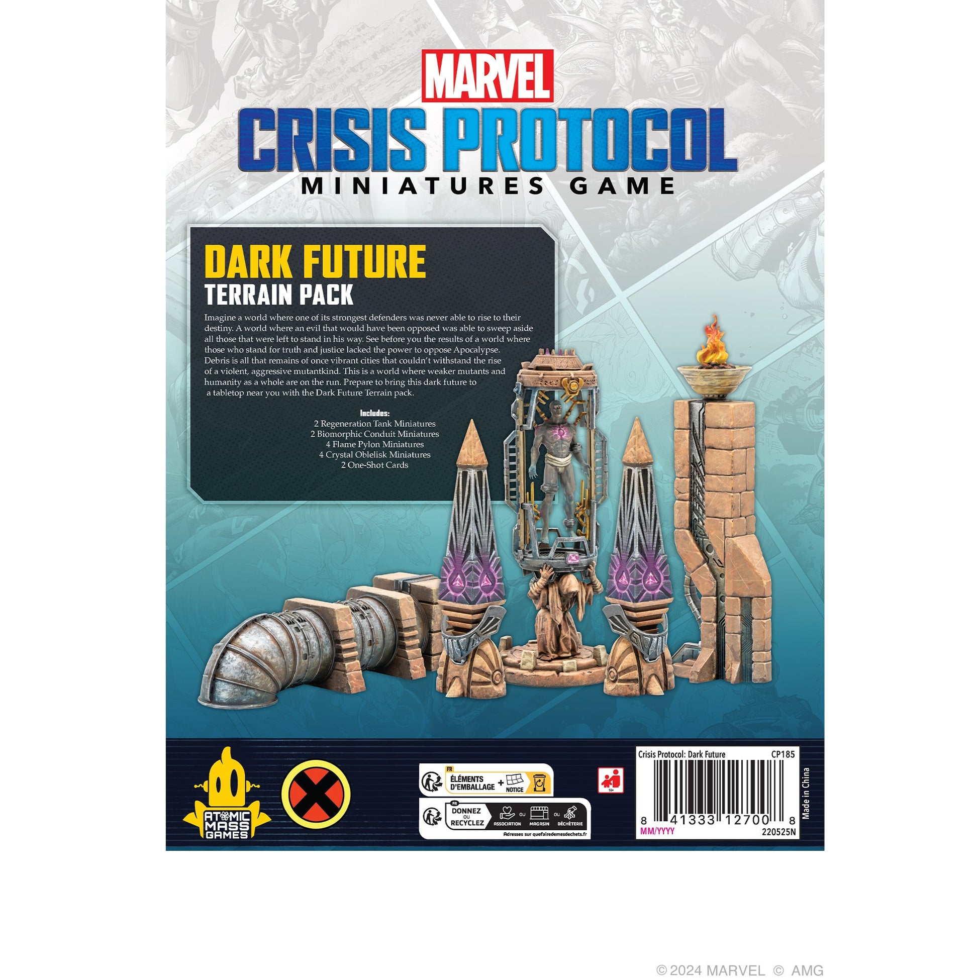 Marvel: Crisis Protocol - Dark Future Terrain Pack | Bộ Mô Hình Địa Hình Chiến Thuật | Atomic Mass Games - Hình ảnh chi tiết 2