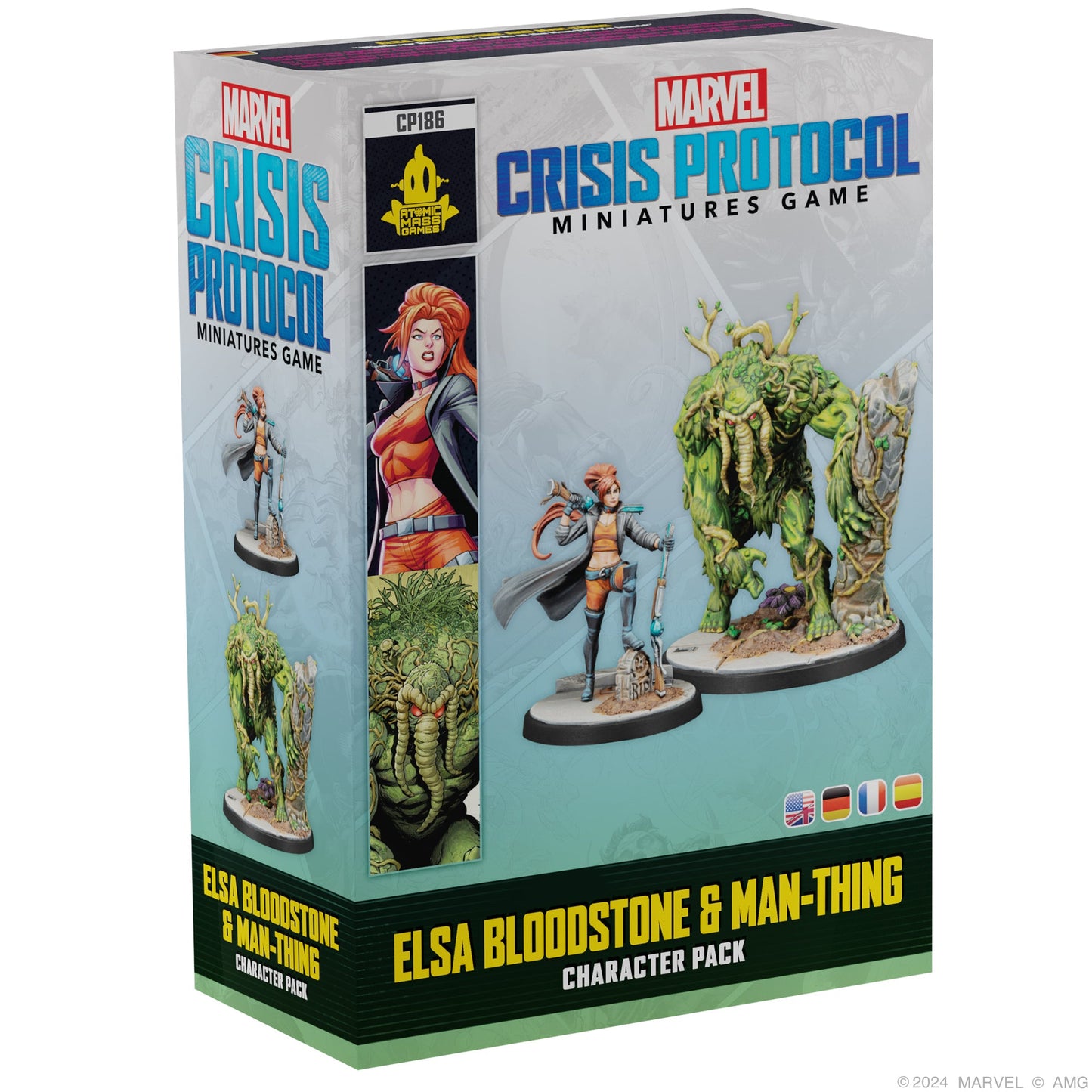 Marvel: Crisis Protocol - Elsa Bloodstone & Man-Thing | Board Game Chiến Thuật | Atomic Mass Games - Hình ảnh sản phẩm