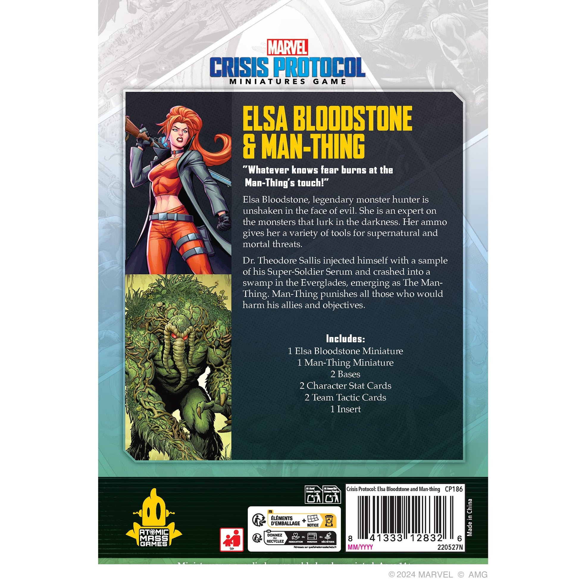 Marvel: Crisis Protocol - Elsa Bloodstone & Man-Thing | Board Game Chiến Thuật | Atomic Mass Games - Hình ảnh chi tiết 2