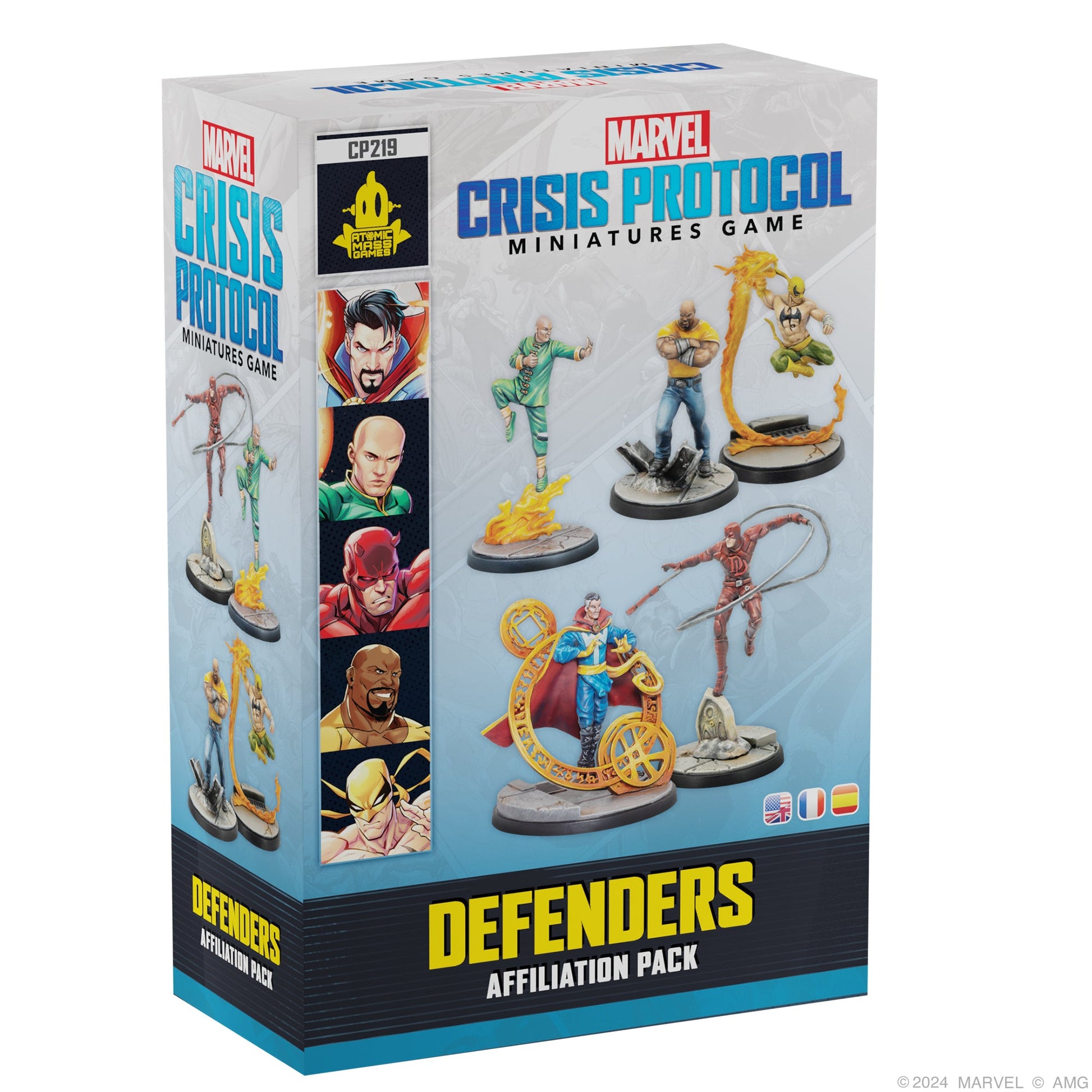 Marvel: Crisis Protocol - Defenders Affiliation Pack - Bộ Mô Hình Chiến Thuật - Atomic Mass Games - Hình ảnh sản phẩm