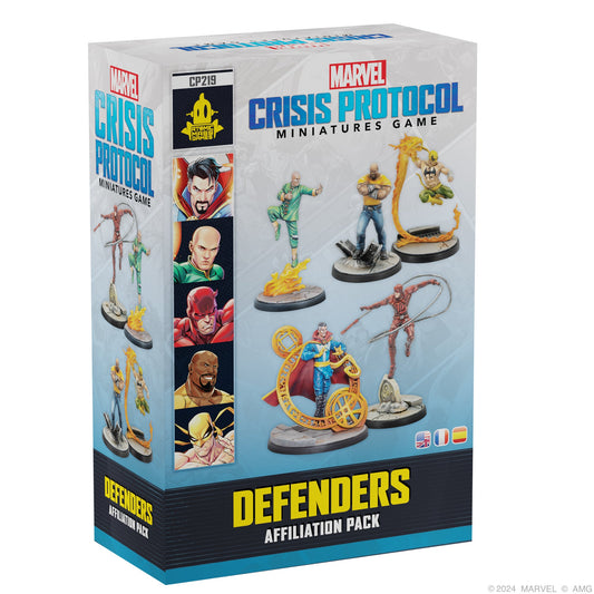 Marvel: Crisis Protocol - Defenders Affiliation Pack - Bộ Mô Hình Chiến Thuật - Atomic Mass Games - Hình ảnh sản phẩm
