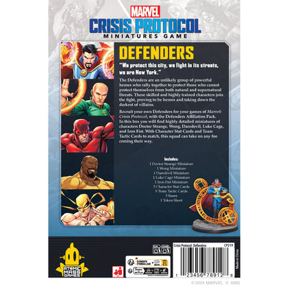 Marvel: Crisis Protocol - Defenders Affiliation Pack - Bộ Mô Hình Chiến Thuật - Atomic Mass Games - Hình ảnh chi tiết 2