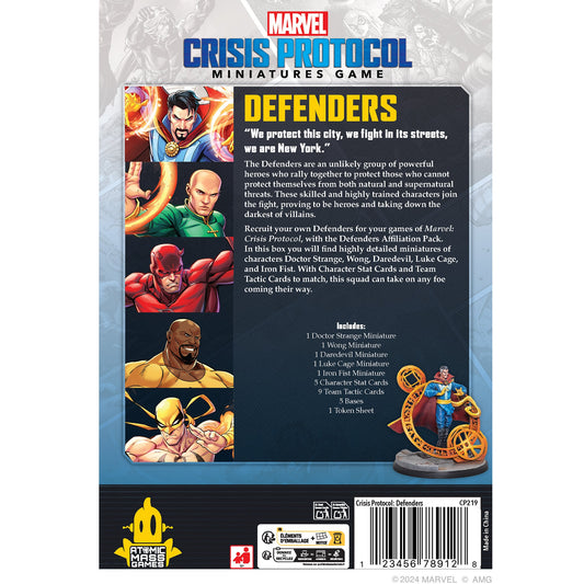 Marvel: Crisis Protocol - Defenders Affiliation Pack - Bộ Mô Hình Chiến Thuật - Atomic Mass Games - Hình ảnh chi tiết 2