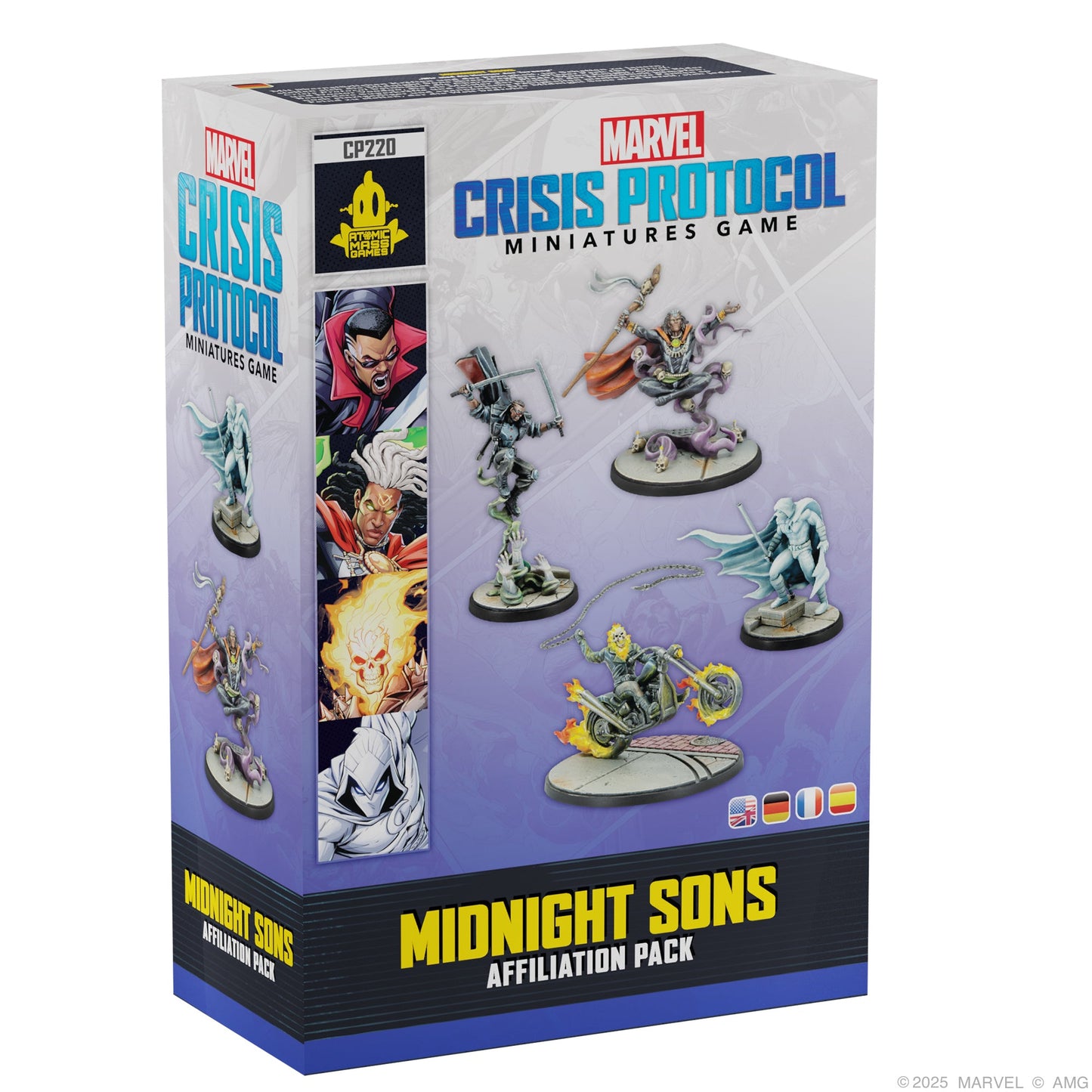 Marvel: Crisis Protocol - Midnight Sons Affiliation Pack | Board Game Chiến Thuật | Atomic Mass Games