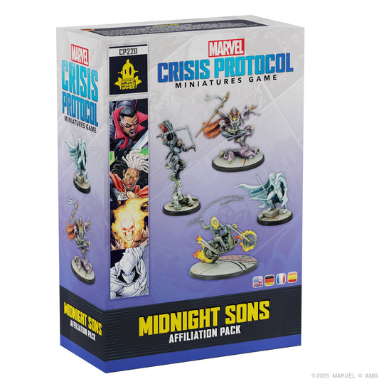 Marvel: Crisis Protocol - Midnight Sons Affiliation Pack | Board Game Chiến Thuật | Atomic Mass Games