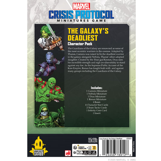 Marvel: Crisis Protocol - The Galaxy’s Deadliest Character Pack | Board Game Chiến Thuật | Atomic Mass Games - Hình ảnh chi tiết 2