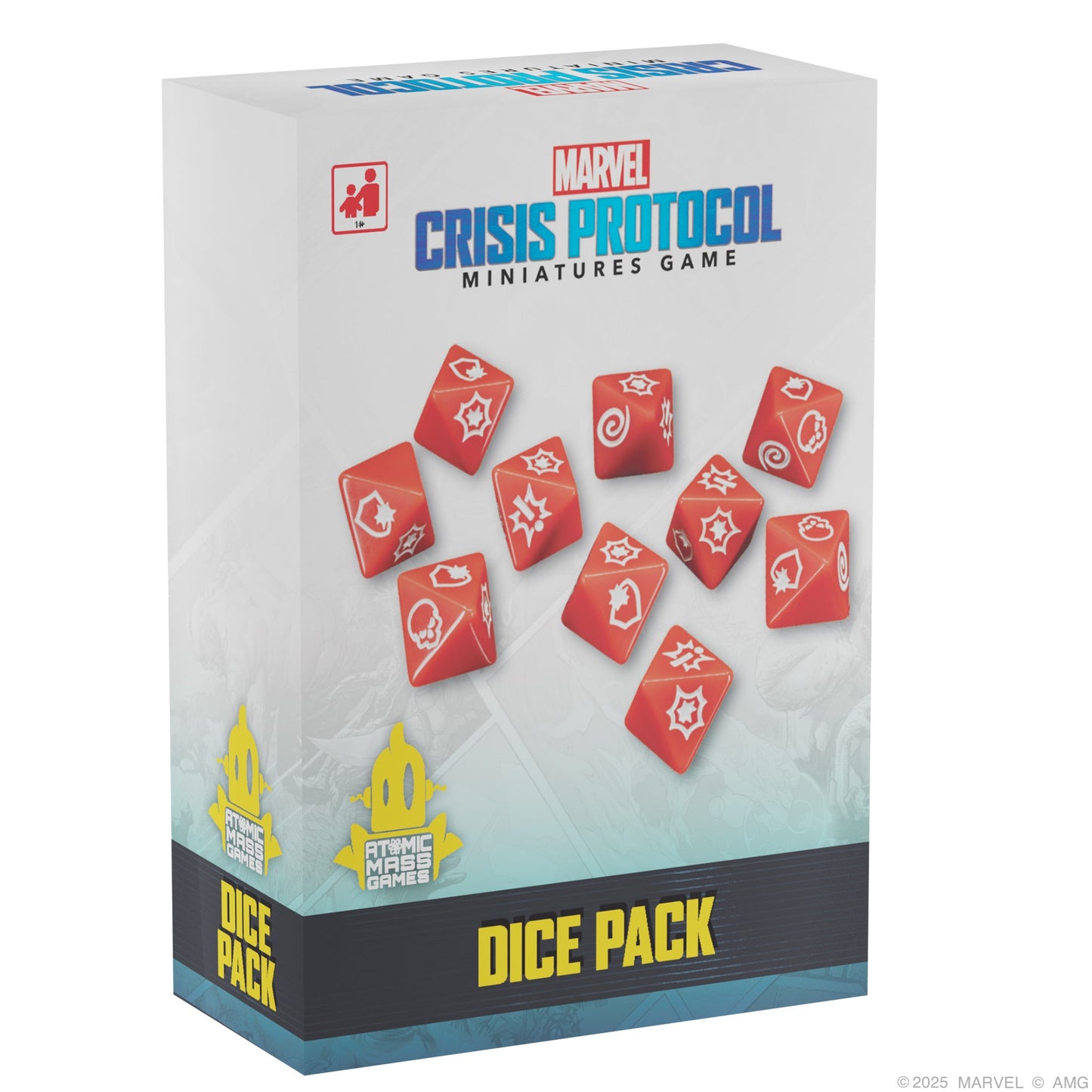 Marvel: Crisis Protocol - Dice Pack - Bộ 10 Xúc Xắc Phụ Kiện Game Chiến Thuật - Atomic Mass Games - Hình ảnh sản phẩm