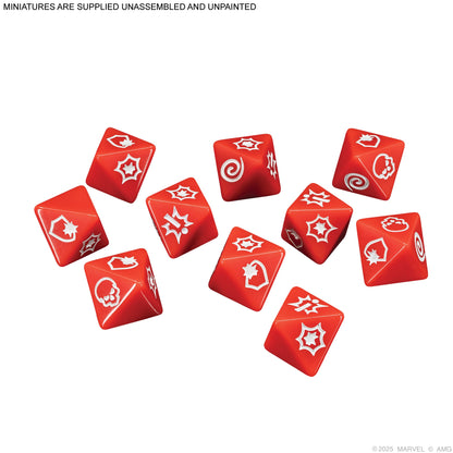 Marvel: Crisis Protocol - Dice Pack - Bộ 10 Xúc Xắc Phụ Kiện Game Chiến Thuật - Atomic Mass Games - Góc nhìn khác 3