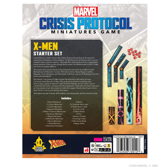Marvel: Crisis Protocol - X-Men Starter Set - Bộ Trò Chơi Mô Hình Chiến Thuật - Atomic Mass Games