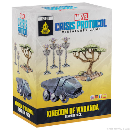 Marvel: Crisis Protocol - Kingdom of Wakanda Terrain Pack - Bộ Sa Bàn Chiến Thuật - Atomic Mass Games - Hình ảnh sản phẩm
