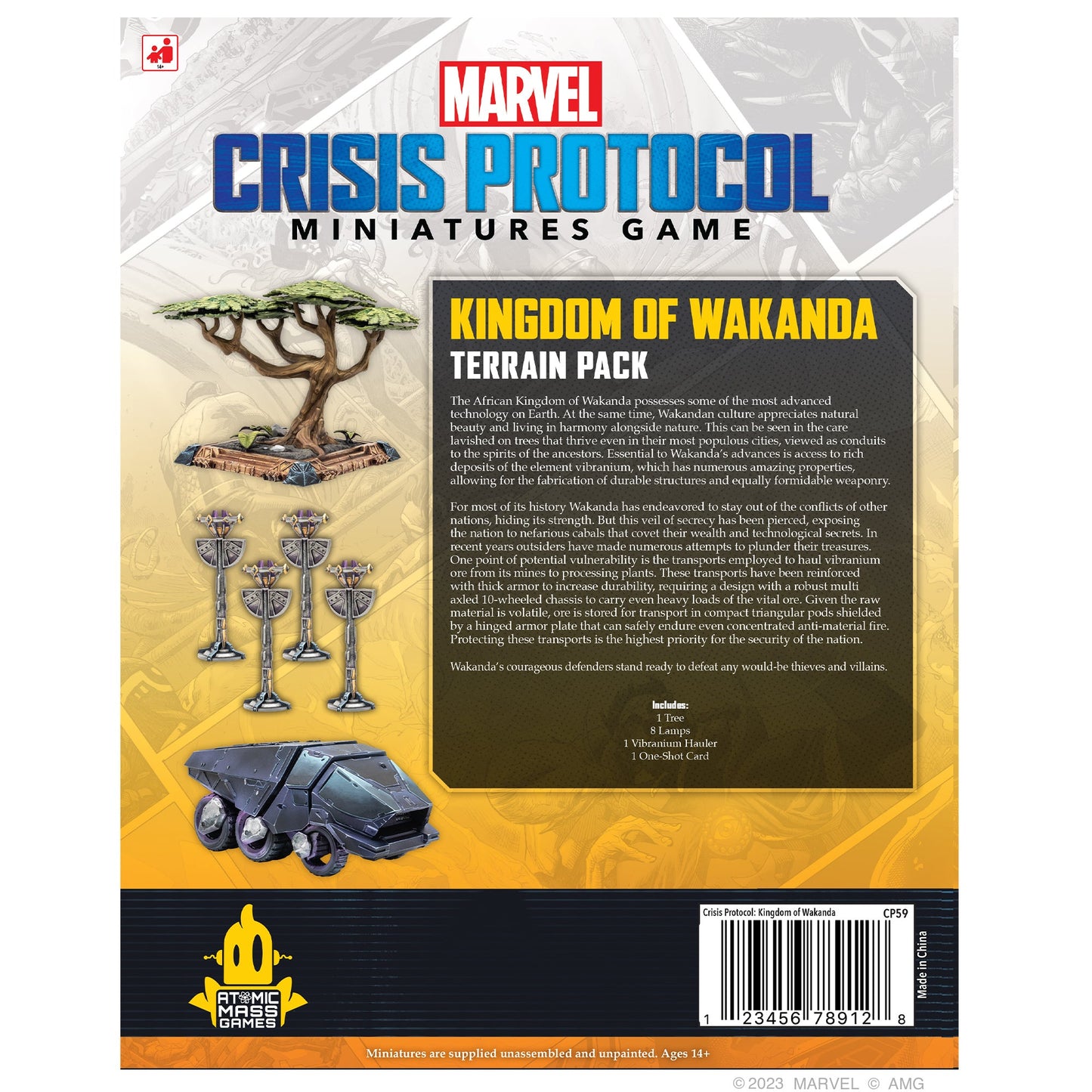 Marvel: Crisis Protocol - Kingdom of Wakanda Terrain Pack - Bộ Sa Bàn Chiến Thuật - Atomic Mass Games - Hình ảnh chi tiết 2