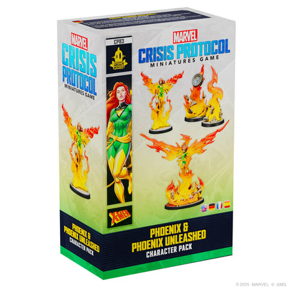 Marvel: Crisis Protocol - Phoenix & Phoenix Unleashed - Bộ Mô Hình Chiến Thuật - Atomic Mass Games - Hình ảnh sản phẩm