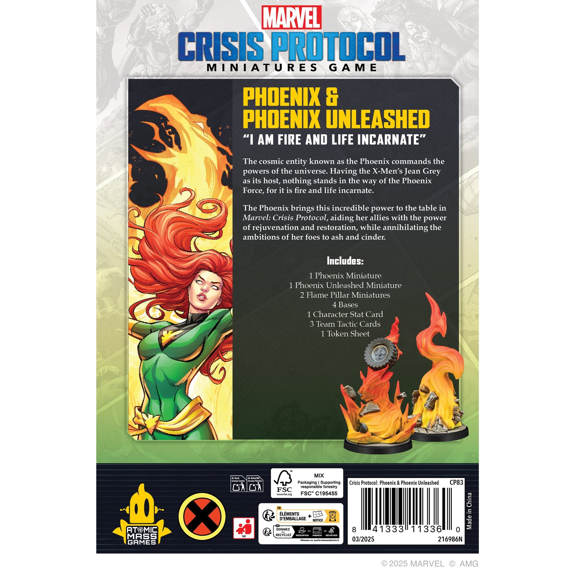 Marvel: Crisis Protocol - Phoenix & Phoenix Unleashed - Bộ Mô Hình Chiến Thuật - Atomic Mass Games - Hình ảnh chi tiết 2