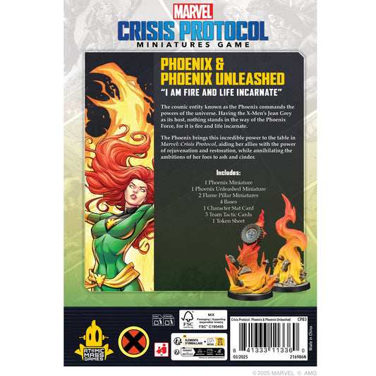 Marvel: Crisis Protocol - Phoenix & Phoenix Unleashed - Bộ Mô Hình Chiến Thuật - Atomic Mass Games - Hình ảnh chi tiết 2