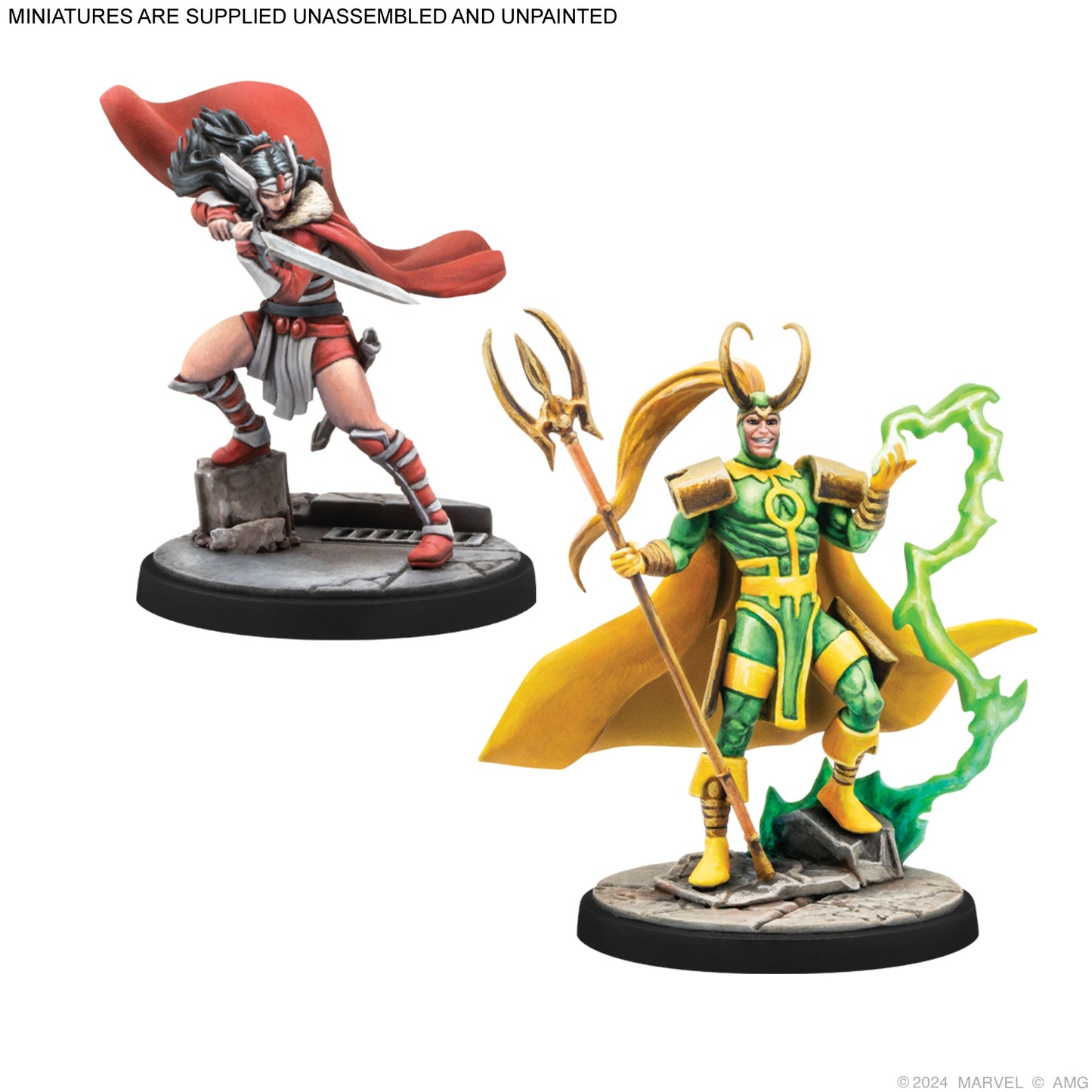 Marvel: Crisis Protocol – Mighty Thor, Lady Sif, Thor, Hero of Midgard & Loki, Prince of Lies | Bộ Mô Hình Board Game Chiến Thuật | Atomic Mass Games - Hình ảnh bổ sung 4