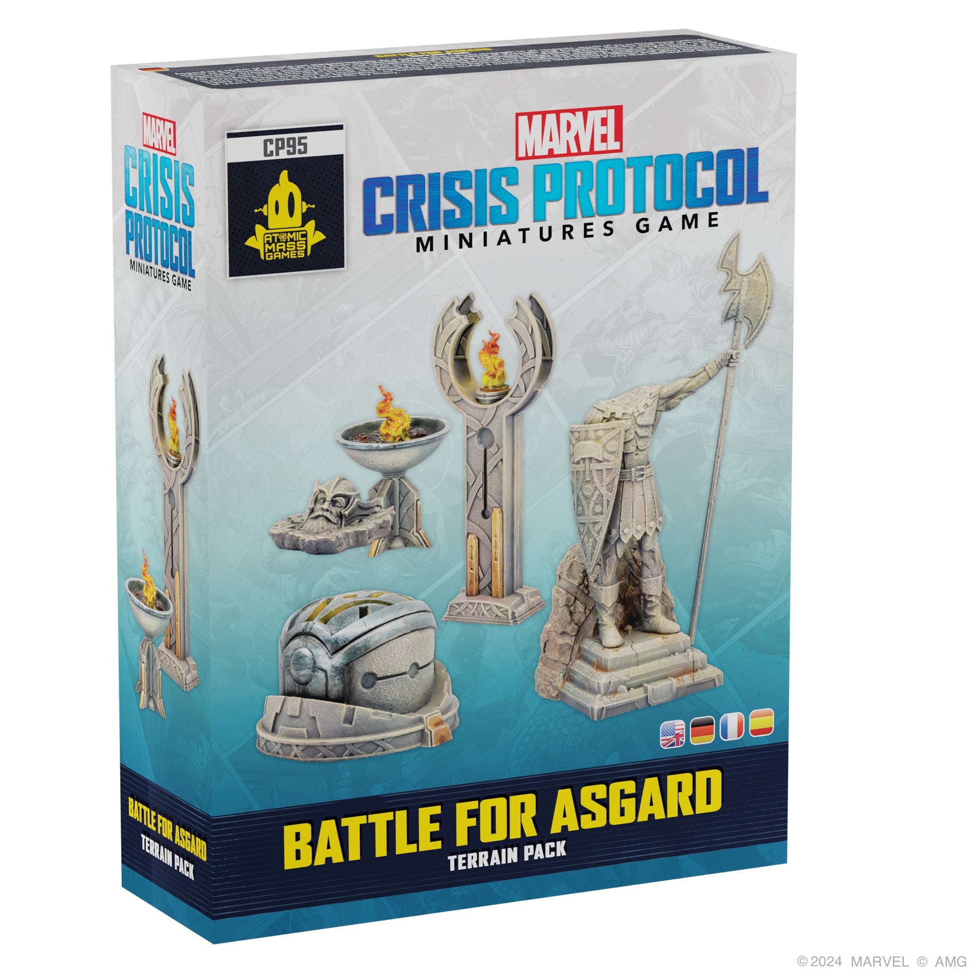 Marvel: Crisis Protocol – Battle for Asgard Terrain Pack | Bộ Địa Hình Asgard | Atomic Mass Games - Hình ảnh sản phẩm