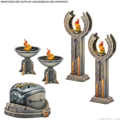 Marvel: Crisis Protocol – Battle for Asgard Terrain Pack | Bộ Địa Hình Asgard | Atomic Mass Games - Hình ảnh bổ sung 4