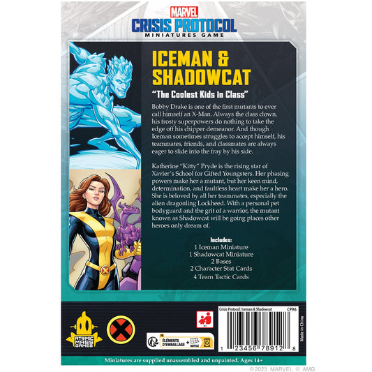 Marvel: Crisis Protocol - Iceman & Shadowcat - Bộ Mở Rộng Board Game Chiến Thuật - Atomic Mass Games