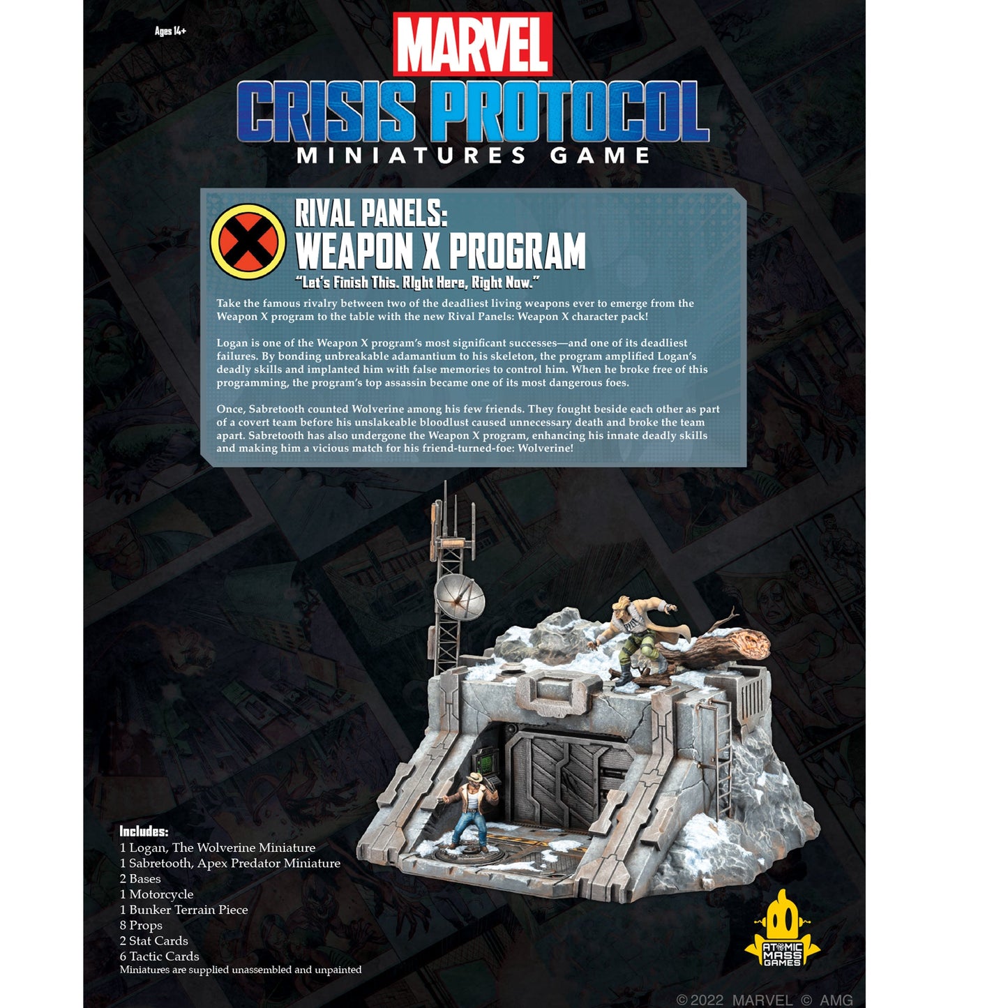 Marvel Crisis Protocol Weapon X Program Rival Panels - Board Game Chiến Thuật - Atomic Mass Games - Hình ảnh chi tiết 2