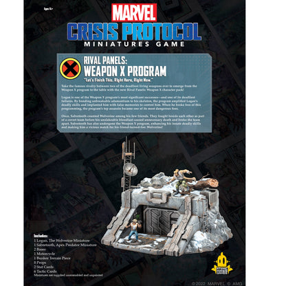 Marvel Crisis Protocol Weapon X Program Rival Panels - Board Game Chiến Thuật - Atomic Mass Games - Hình ảnh chi tiết 2