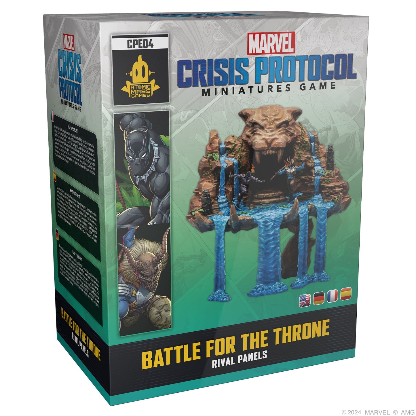 Marvel: Crisis Protocol - Rival Panels: Battle for the Throne - Bộ Trò Chơi Mô Hình Chiến Thuật - Atomic Mass Games