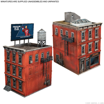 Marvel: Crisis Protocol - NYC City Block Terrain Collection - Bộ Sa Bàn Địa Hình Thành Phố - Atomic Mass Games - Góc nhìn khác 3