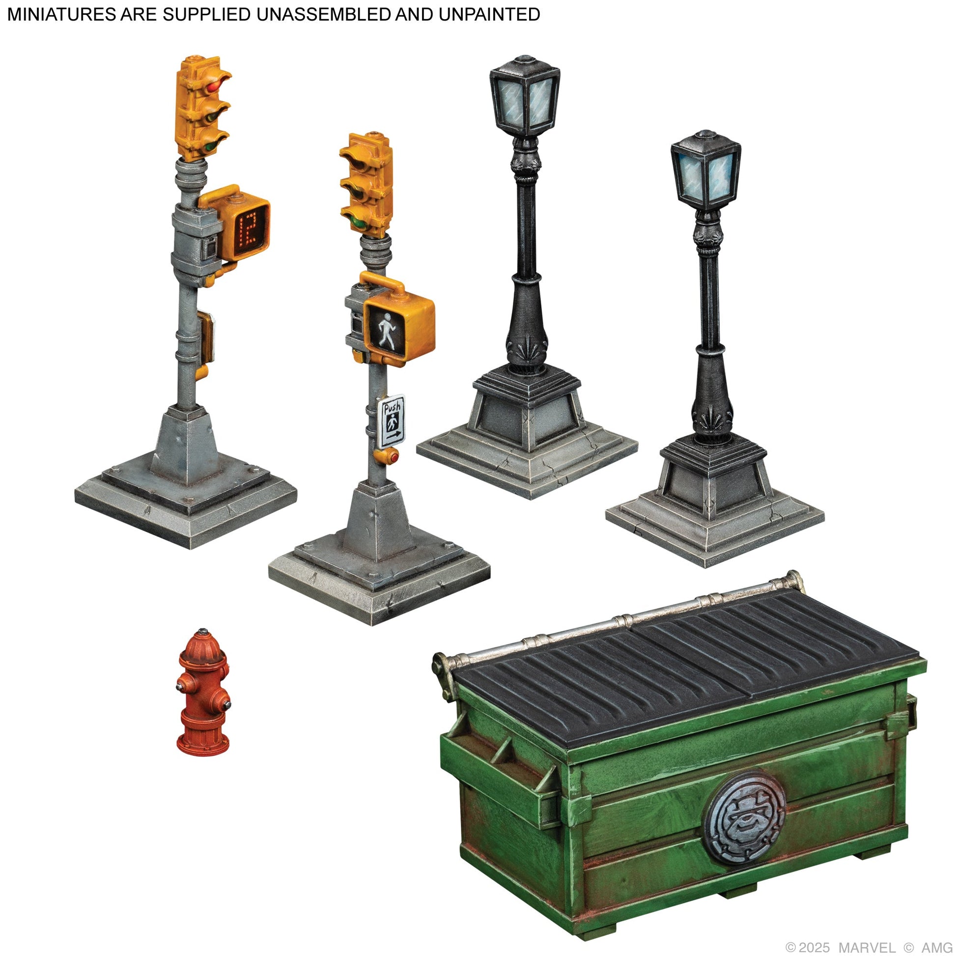 Marvel: Crisis Protocol - NYC City Block Terrain Collection - Bộ Sa Bàn Địa Hình Thành Phố - Atomic Mass Games - Hình ảnh bổ sung 4
