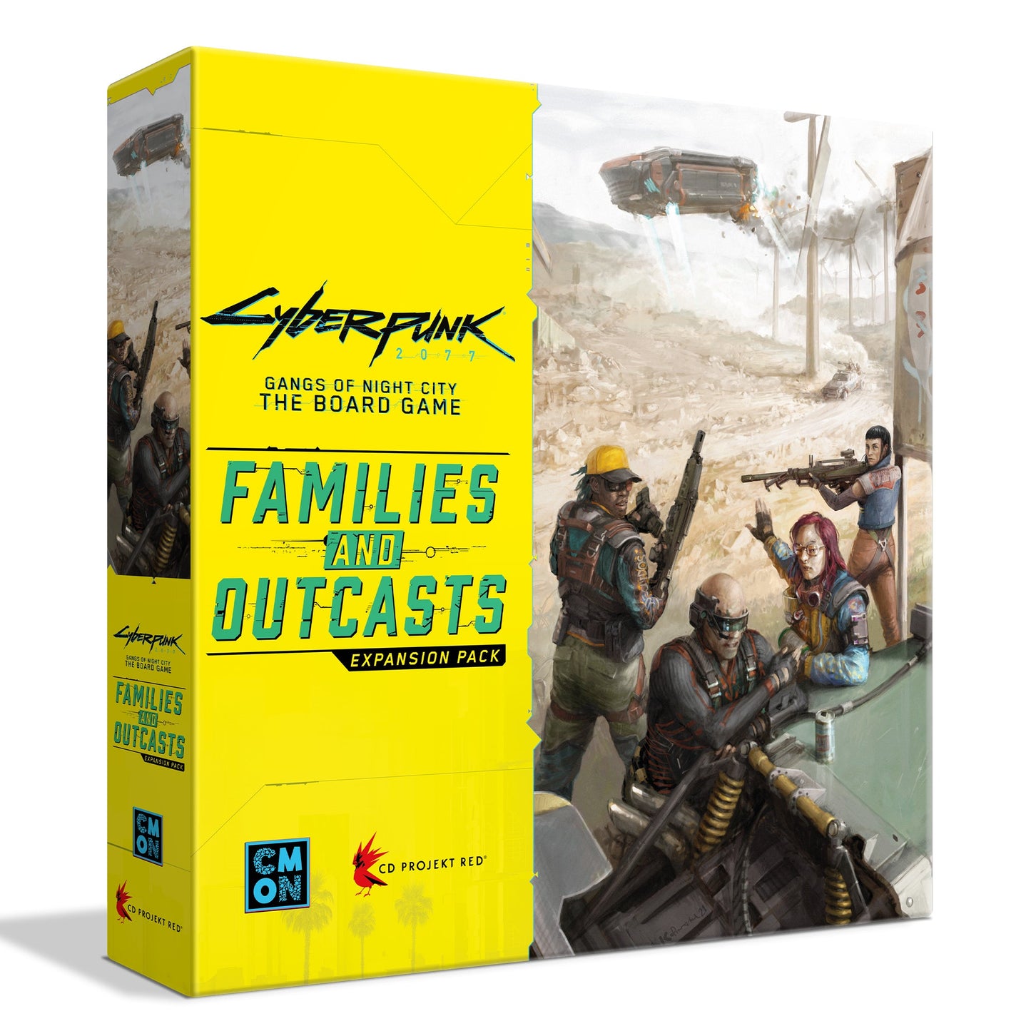 Cyberpunk 2077 Families and Outcasts Board Game EXPANSION - Bản mở rộng Board Game - CMON