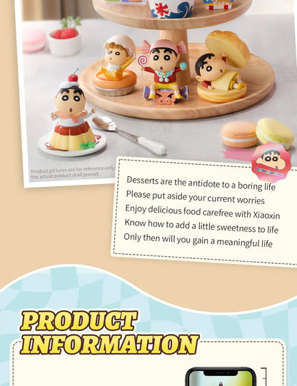 CRAYON SHIN-CHAN DESERT TIME - Mô hình Blind Box Hộp mù Shin Cậu Bé Bút Chì - 52TOYS