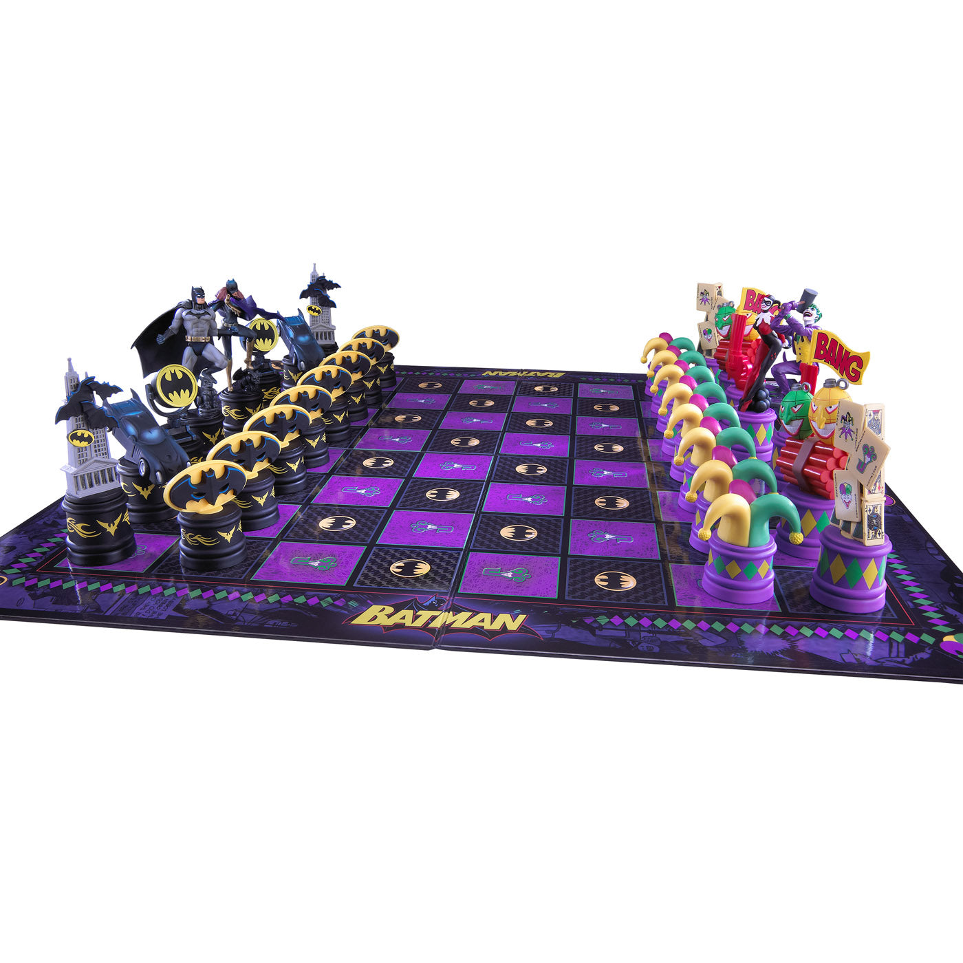 Batman Chess Set ( Dark Knight vs Joker ) - Bộ Cờ Vua Cao Cấp - The Noble Collection
