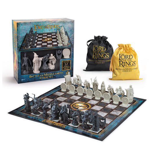 LOTR Battle for Middle-Earth Chess Set - Bộ Cờ Vua Lord of the Rings - The Noble Collection