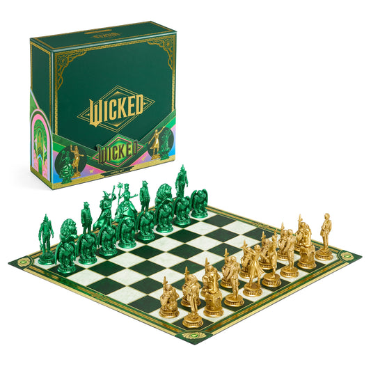 Wicked Chess Set - Shiz vs. Emerald City - Bộ Cờ Vua Cao Cấp - The Noble Collection