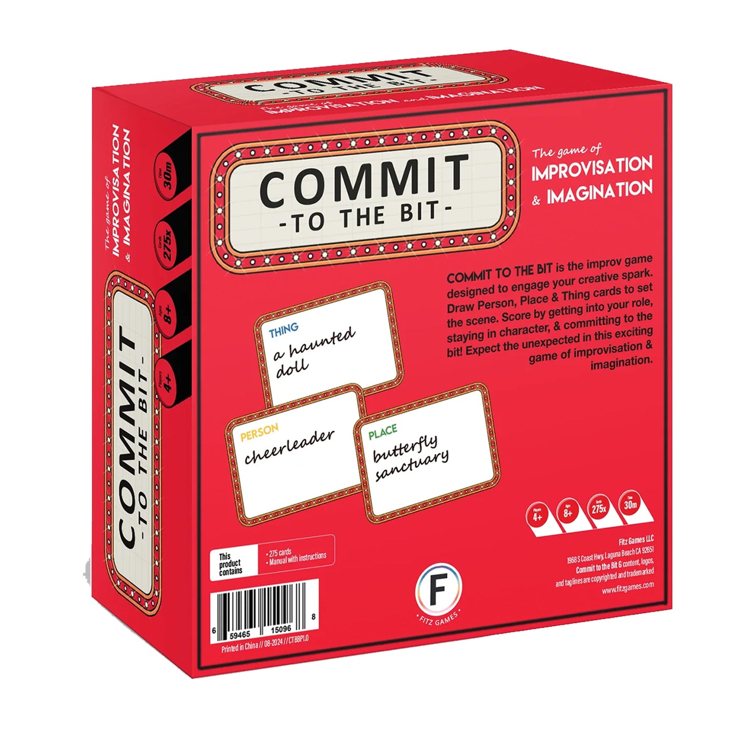 Commit to the Bit (G) - Board Game Tiệc Tùng Ứng Biến Hài Hước - Fitz Games