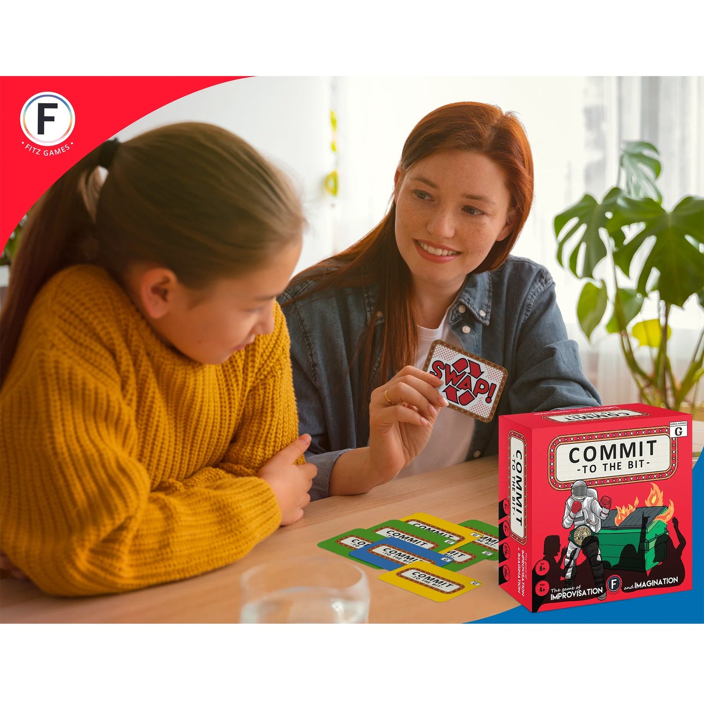 Commit to the Bit (G) - Board Game Tiệc Tùng Ứng Biến Hài Hước - Fitz Games