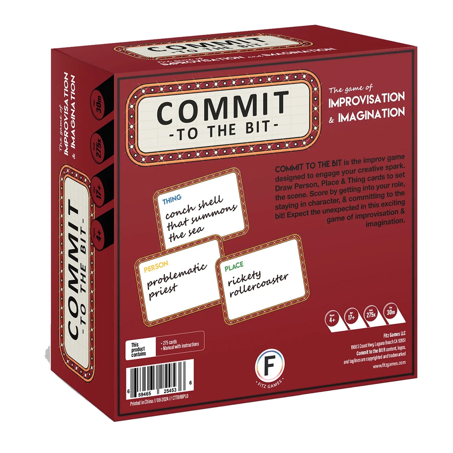 Commit to the Bit (R) - Board Game Tiệc Tùng Ứng Biến - Fitz Games