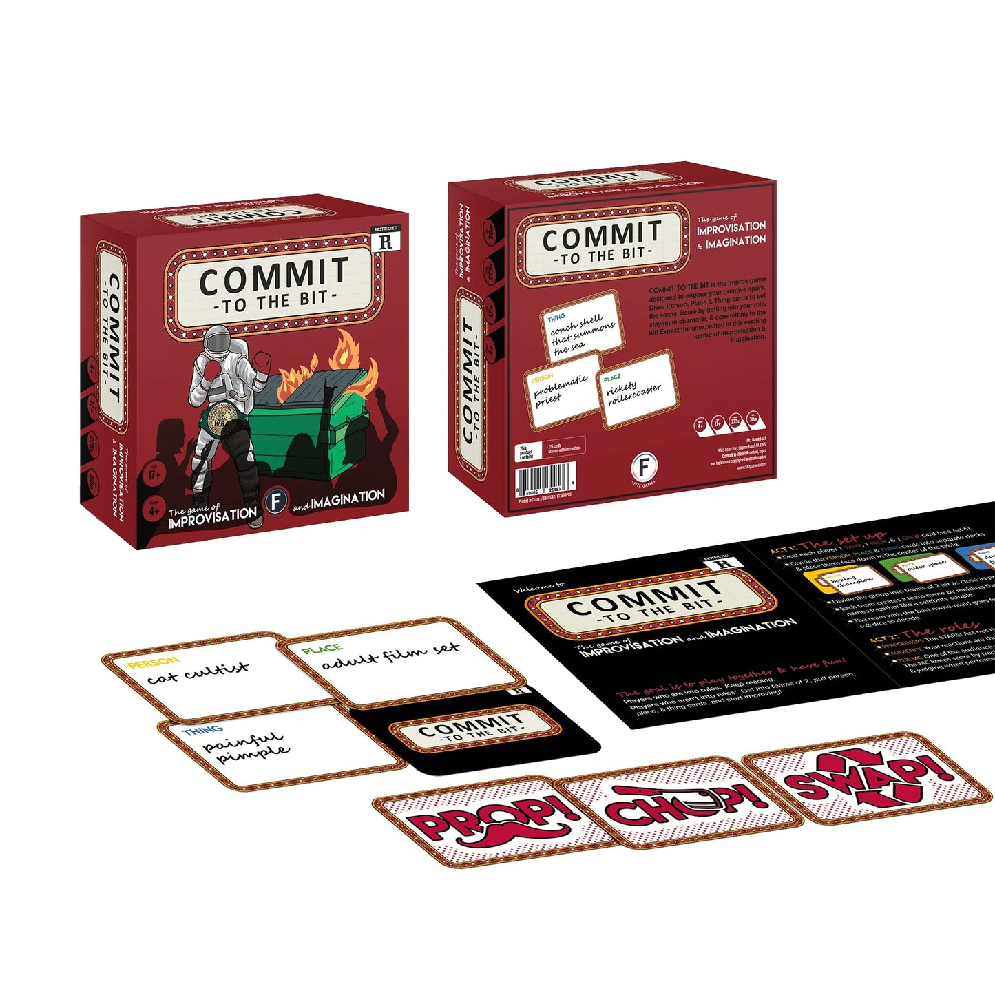 Commit to the Bit (R) - Board Game Tiệc Tùng Ứng Biến - Fitz Games