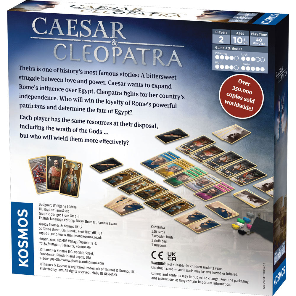 Caesar & Cleopatra - Board Game Chiến Thuật Thẻ Bài 2 Người - Thames & Kosmos Thames & Kosmos - Board Games