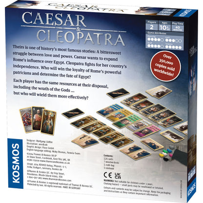 Caesar & Cleopatra - Board Game Chiến Thuật Thẻ Bài 2 Người - Thames & Kosmos Thames & Kosmos - Board Games
