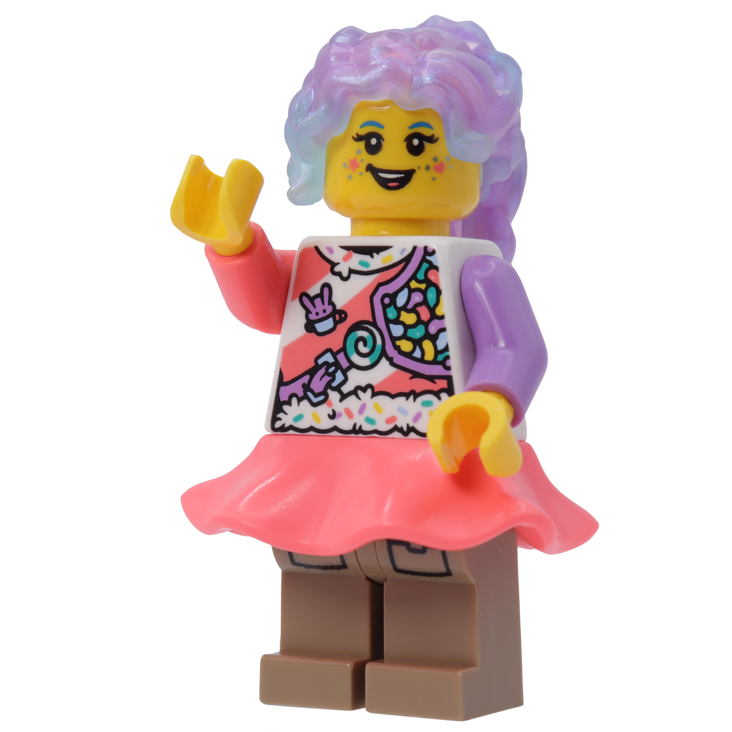 Minifigure Candyland Izzie Mô Hình Nhân Vật LEGO DREAMZzz - Hình ảnh chi tiết 2