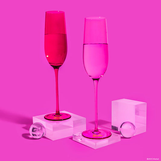 Barbie™ X Dragon Glassware® Champagne Flutes - Bộ 2 Ly Champagne Pha Lê Cao Cấp - Dragon Glassware - Hình ảnh chi tiết 2