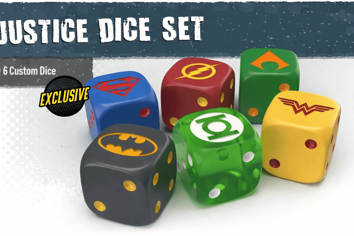 DCeased: A Zombicide Game Justice Dice Set (Kickstarter Pre-Order Special)