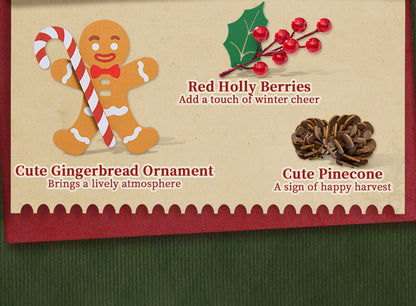 Rolife 3D Wooden Puzzle - Christmas Wreath TGL04 - Mô hình lắp ráp gỗ 3D trang trí Noel - Rolife