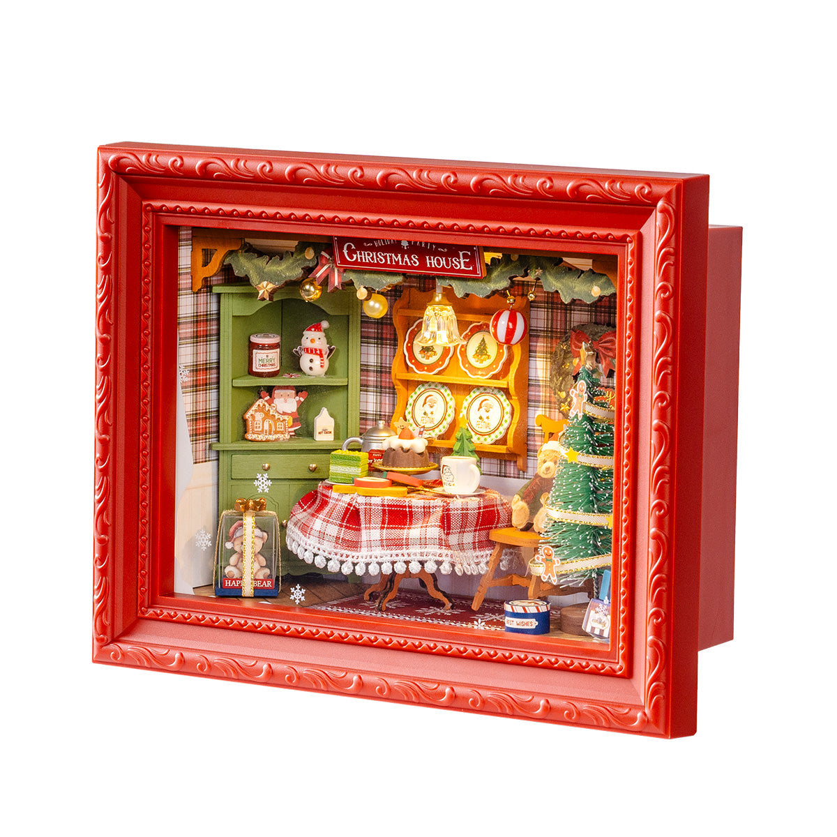 Rolife 3D Wooden Puzzle - Christmas Eve Party DP005 - Mô hình gỗ 3D Khung tranh Giáng sinh - Rolife DP005