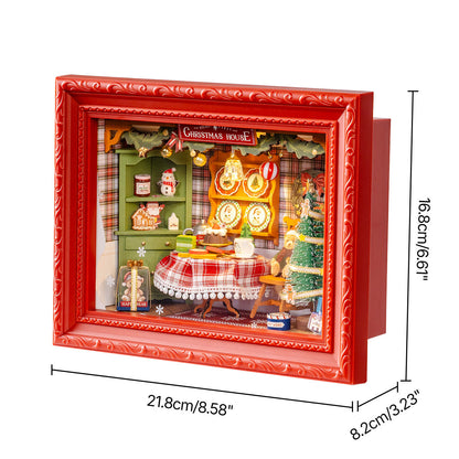 Rolife 3D Wooden Puzzle - Christmas Eve Party DP005 - Mô hình gỗ 3D Khung tranh Giáng sinh - Rolife DP005