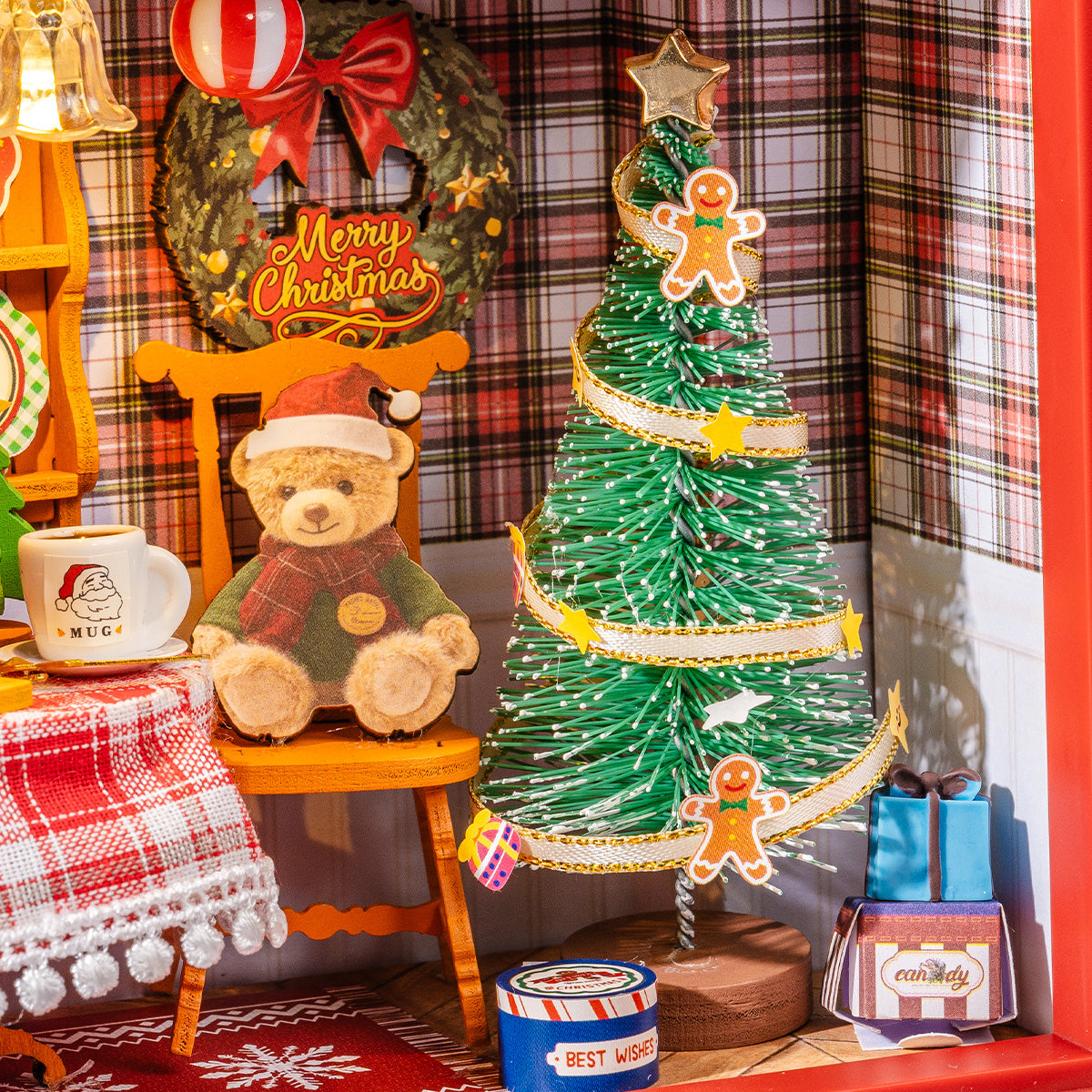 Rolife 3D Wooden Puzzle - Christmas Eve Party DP005 - Mô hình gỗ 3D Khung tranh Giáng sinh - Rolife DP005